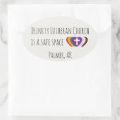 Sticker Ovale Ensemble d'autocollants Trinity Safe Space (Sac)