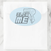 STICKER OVALE ENVOIE-MOI PÉTER (Sac)