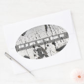 Sticker Ovale Épargner Un Arbre En Aspen (Enveloppe)