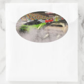 Sticker Ovale Épreuve de force finale 2 de Mopar (Sac)