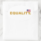 Sticker Ovale Equality USA Collection 2 (Sac)