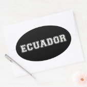 Sticker Ovale Équateur (Enveloppe)