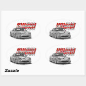 Sticker Ovale Équipe MAX-5 Enduro (Feuille)