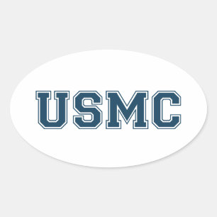 Sticker Ovale Équipe USMC