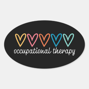Sticker Ovale Ergothérapeute