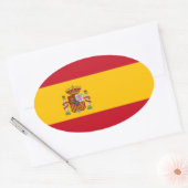 Sticker Ovale Espagne (Enveloppe)