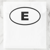 Sticker Ovale Espagne - Espana - Europe (Sac)