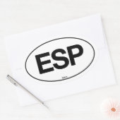 Sticker Ovale Espagne Oval (Enveloppe)