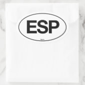 Sticker Ovale Espagne Oval (Sac)