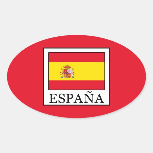 Sticker Ovale España (Devant)
