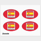 Sticker Ovale España (Feuille)