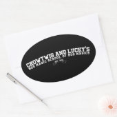 Sticker Ovale Esprit scolaire (Enveloppe)