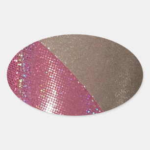 Sticker Ovale Étincelle et éclat