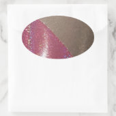 Sticker Ovale Étincelle et éclat (Sac)