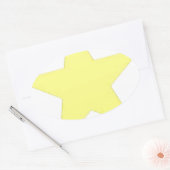 Sticker Ovale étoile armée (Enveloppe)