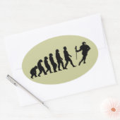 Sticker Ovale Évolution (Enveloppe)