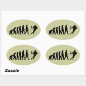 Sticker Ovale Évolution (Feuille)