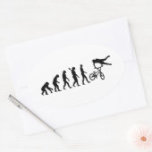 Sticker Ovale Evolution BMX (Enveloppe)