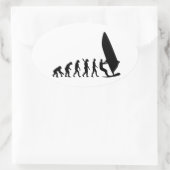 Sticker Ovale Evolution Windsurf (Sac)