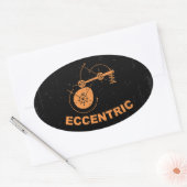 Sticker Ovale Excentrique (Enveloppe)