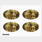 Sticker Ovale Exposition de la Marine royale 1891 Diapositive de (Feuille)