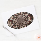 Sticker Ovale Extraordinaire Snowman (Enveloppe)