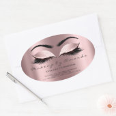 Sticker Ovale Eyelash Extension maquillage Artiste Beauté Prince (Enveloppe)