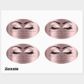 Sticker Ovale Eyelash Extension maquillage Artiste Beauté Prince (Feuille)