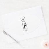 Sticker Ovale F Bombe (Enveloppe)