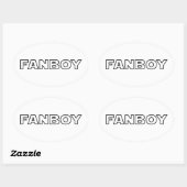 STICKER OVALE FANBOY (Feuille)
