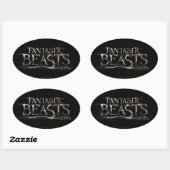 STICKER OVALE FANTASTIQUE BEASTS ET WHERE TO FIND THEM™ (Feuille)