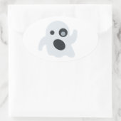 Sticker Ovale fantôme émoji (Sac)