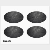Sticker Ovale Faux Leather (Feuille)