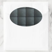 Sticker Ovale Faux Leather (Sac)