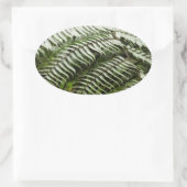 Sticker Ovale Fern Fronds II Dark Green Nature (Sac)