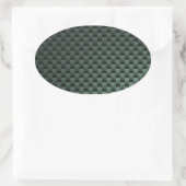 Sticker Ovale Fibre de carbone (Sac)