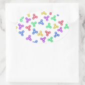 Sticker Ovale Fidget Spinners (Sac)