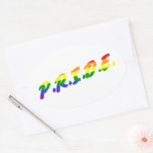 Sticker Ovale Fierté (Enveloppe)