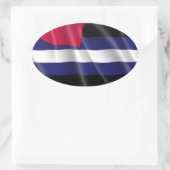 STICKER OVALE FIERTÉ CUIR (Sac)