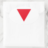 Sticker Ovale Fierté cuir queer (Sac)