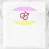 STICKER OVALE FIERTÉ DE FENÊTRE (Sac)