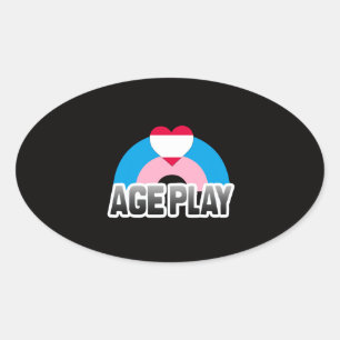 Sticker Ovale Fierté de jeu d'âge