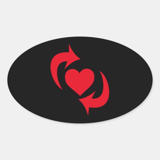 Sticker Ovale Fierté de Switch (Devant)