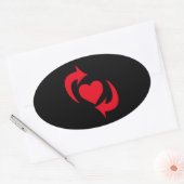 Sticker Ovale Fierté de Switch (Enveloppe)