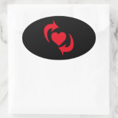 Sticker Ovale Fierté de Switch (Sac)