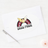 Sticker Ovale Fierté du Drag (Enveloppe)