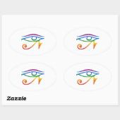 Sticker Ovale Fierté gothique (Feuille)