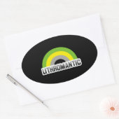 Sticker Ovale Fierté lithromantique (Enveloppe)