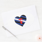 Sticker Ovale Fierté Masquée (Enveloppe)