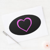 Sticker Ovale Fierté skoliosexuelle (Enveloppe)